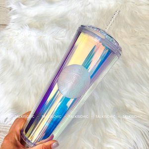 Unicorn Starbucks Holographic Iridescent Tumbler